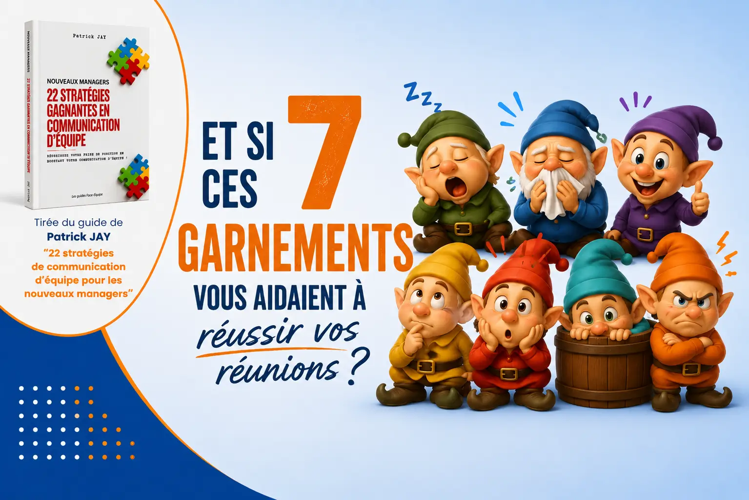 Conférence dynamique de groupe sept nains réunions