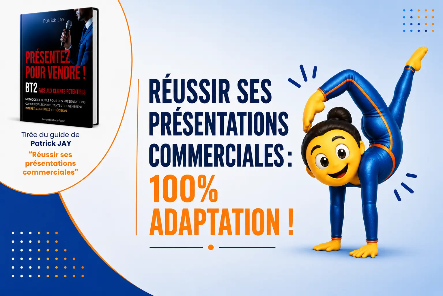 Conférence présenter en clientèle vente prise de parole