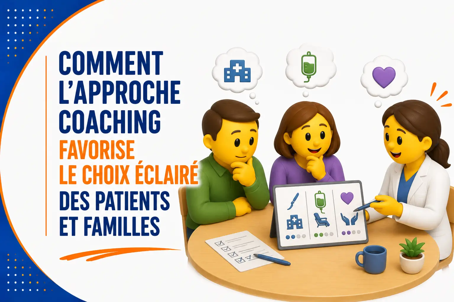 Patients familles choix éclairés empathie structurée